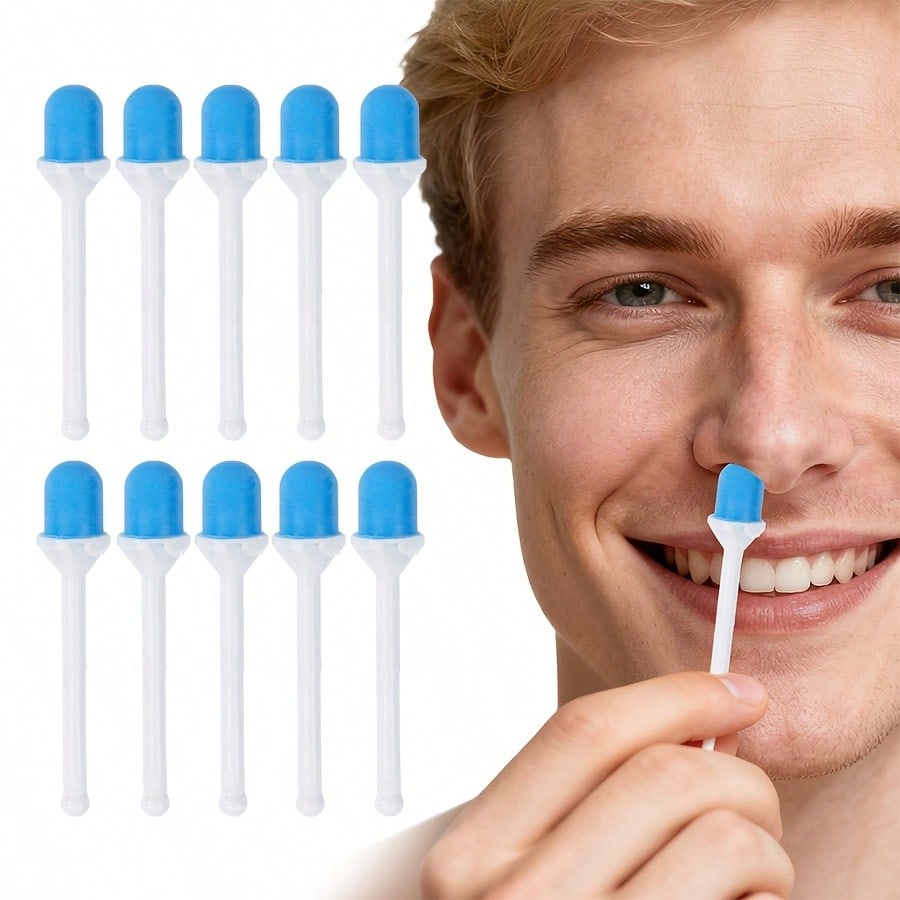 Bite Away Heat Stick - 10本入り/1袋 ヘアドライヤーワックススティック、ヘアドライヤーで加熱可能、男性用ストレイヘア除去剤、男女兼用