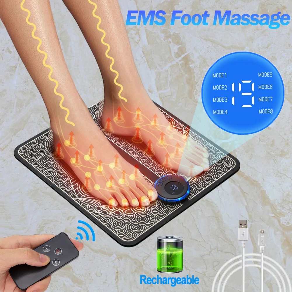 電気フットマッサージャー,足のマッサージ,筋肉刺激,血液循環 - Ems Foot Massager のレビューと価格