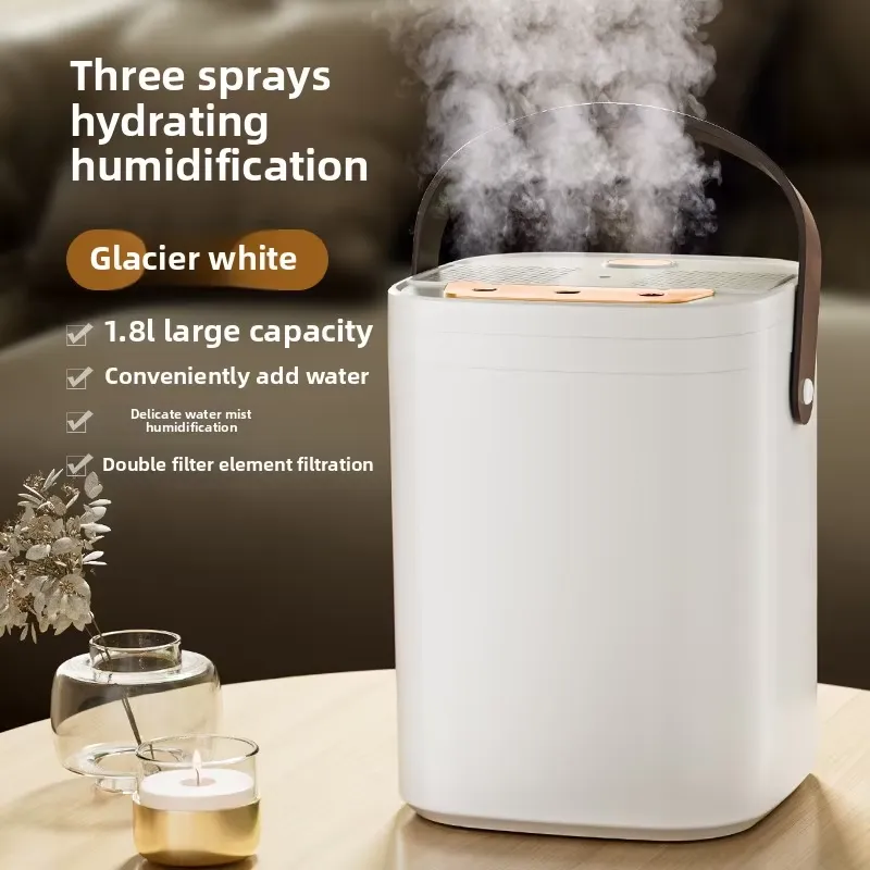 USB 3 ノズル加湿器 1.8L 大容量空気加湿器アロマデ - Aromatherapy Diffuser のレビューと価格